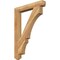 Ekena Millwork Balboa Craftsman Rough Sawn Bracket, Western Red Cedar, 4"W x 30"D x 42"H BKT04X30X42BOA04RWR - alternate 1